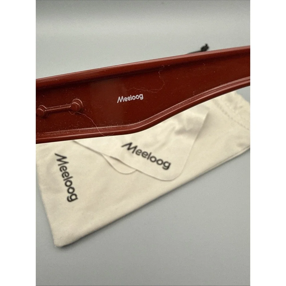 Meeloog Polarized Fit Over Navy /Rust Frame-Gradient Lens-w/travel bag  & cloth